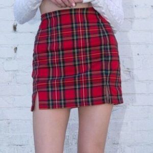 Brandy Melville Plaid Skirt